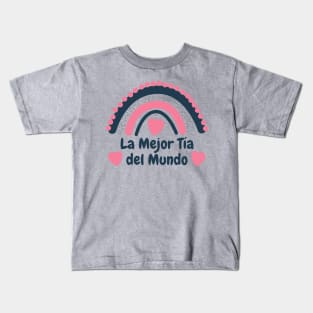 La Mejor Tia Del Mundo Kids T-Shirt